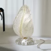 Morrise LT лампа настольная, прозрач стекло, золото, 1*60W E14накал., Vistosi