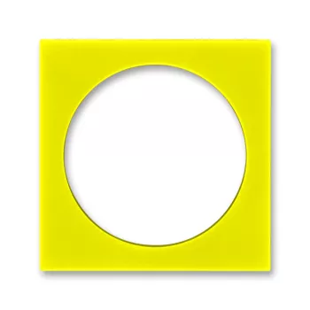 ABB Levit жёлтый Сменная панель на розетку с заземлением