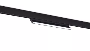 Led светильник Slim Line, Line, DC 48В 12Вт, L290xW11xH82 мм, 800Лм, 90°, 3000К, недиммируемый, IP20, Ra>90, черный