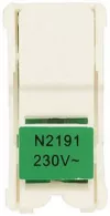 Abb NIE Блок светодиодной подсветки для 1-полюсных выключателей и кнопок, цвет цоколя зелёный