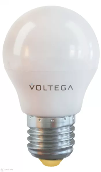 Voltega SIMPLE Лампа светодиодная шар  7W Е27 4000К мат.стекло