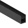 LEDeight,Накладной/подвесной алюминиевый профиль, 50х73,5х3000. Цвет: черный муар RAL9005