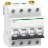 Автоматический выключатель Schneider Electric Acti9 iK60N, 4 полюса, 6A, тип C, 6kA