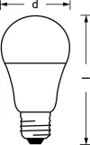Лампа светодиодная LED Value A125 4000К 15Вт грушевидная матовая E27 230В Osram 4058075579156