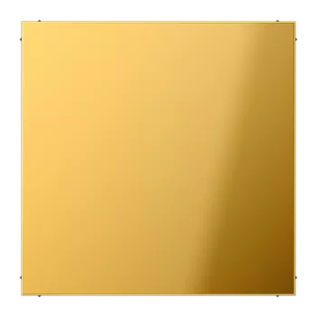 Крышка без отверстий с несущим каркасом для произвольных вырезов; металл цвета золота GO2994B Jung