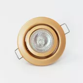 Nobile Светильник встраиваемый поворотный C3840.80, Ø55-70mm 20°, GU4, 1х35W, цвет матовое золото