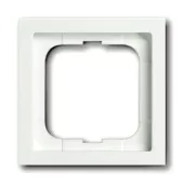 Abb BJE Рамка 1-постовая, серия Future Linear, цвет белый бархат