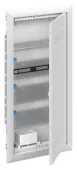 Abb STJ Шкаф мультимедийный с дверью с вентиляционными отверстиями и DIN-рейкой UK640MV (4 ряда)