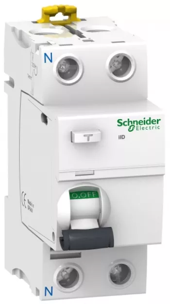 Устройство защитного отключения (УЗО) Schneider Electric Acti9 iID, 2 полюса, 63A, 300 mA, тип AC, электро-механическое, ширина 2 DIN-модуля