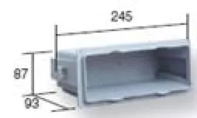 Sarlam коробка монтажная для Kalank 93x87x245 мм, термопластик