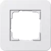 Рамка Gira E3 на 1 пост, белый глянцевый