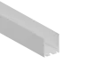 Накладной алюминиевый профиль, 32х35х2000. Цвет: Белый. RAL9003