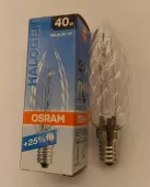64861 CF 40W 230V E14 - лампа галогенная сетевого напряжения Halolux HC/CF/T, Osram