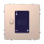 Терморегулятор для тёплого пола программируемый Merten D-Life, шампань