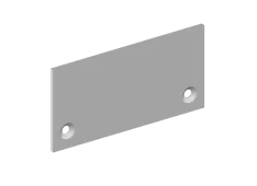 Боковая заглушка для профиля L18513 Цвет:Анодированное серебо