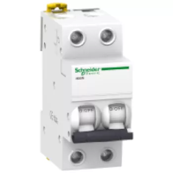 Автоматический выключатель Schneider Electric Acti9 iK60N, 2 полюса, 20A, тип C, 6kA