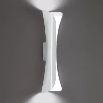 Artemide Decorative бра Cadmo Parete, 54x13x13см, 2x26/32W (GX24 q-3), техно-полимер белый/белый