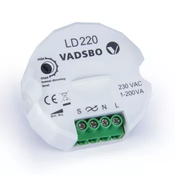 Vadsbo LED-диммер, 1 канал х 200 Вт снейтралью