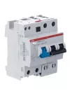 Автоматический выключатель дифференциального тока (АВДТ) ABB DS202, 25A, 30mA, тип AC, кривая отключения C, 2 полюса, 6kA, электро-механического типа, ширина 4 модуля DIN