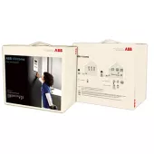 ABB-Welcome Комплект домофона на две семьи, станция вызова, мини, со встроенным считывателем,  два АУ 4,3 классик с индукционной петлёй, двенадцать брелоков доступа в комплекте
