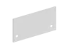 Боковая заглушка для профиля L18513 Цвет:Белый. RAL9003
