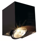 Marbel cветильник накладной ACRYLBOX 1 QRB111 с ЭПН для лампы QRB111 75Вт макс., черный