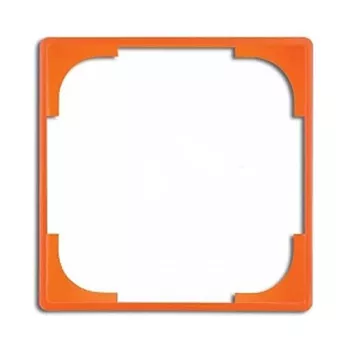 Декоративная вставка на 1 пост для рамок Basic 55 ABB Basic55, оранжевый
