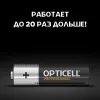 Батарейка алкалиновая AA/LR6,  6 шт. в блистере, Professional Opticell