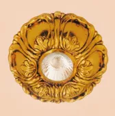 Martinez Y Orts Светильник потолочный, 1x50W, d 13cm, h 3cm, французкое золото
