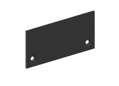 Боковая заглушка для профиля L18513 Цвет:Черный. RAL9005