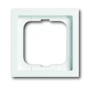 Abb BJE Рамка 1-постовая, серия Future Linear, цвет альпийский белый