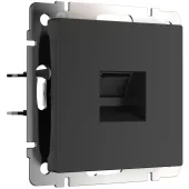 Werkel черный матовый Розетка Ethernet RJ-45 1-я. W1181008