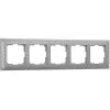 Werkel Antik хром матовый Рамка на 5 постов, алюминиево-цинковый сплав. WL07-Frame-05
