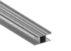 Накладной двусторонний алюминиевый профиль, 42,3х90х2000. Цвет: Анодированное серебо