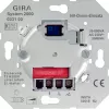 Светорегулятор клавишный Gira F100 для ламп накаливания 230в и обмоточных трансформаторов 12в, без нейтрали, белый глянцевый