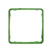 Декоративная вставка внутренняя, для рамок Jung CD plus, зеленый металлик
