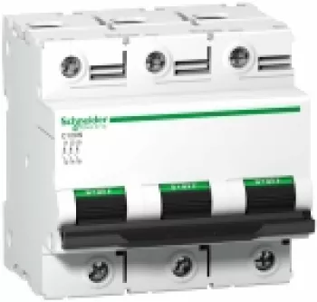 Автоматический выключатель Schneider Electric Acti9 C120N, 3 полюса, 80A, тип C, 10kA