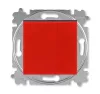 ABB Levit красный / дымчатый чёрный Выключатель 1-но клавишный перекрёстный