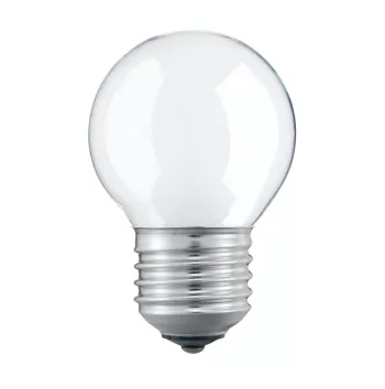 P FR 25W 230V E27  - лампа накаливания шарик матовый, Osram