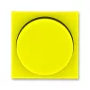ABB Levit жёлтый / дымчатый чёрный Накладка для светорегулятора поворотного