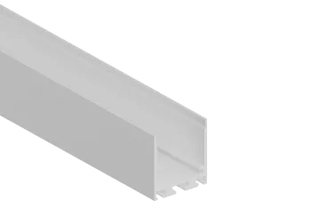 Накладной алюминиевый профиль, 32х35х2000. Цвет: Белый. RAL9003