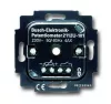 Светорегулятор поворотно-нажимной ABB Impuls для люминесцентных ламп с управляемым эпра, без нейтрали, ежевика