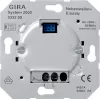 Светорегулятор клавишный Gira TX_44 для ламп накаливания 230в и галогеновых ламп 220в, без нейтрали, алюминий