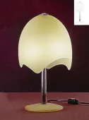 AVMazzega Настольная лампа Umbrella TA4018, прозрачно-матовое стекло, хром 1x60W E14 накал