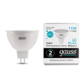 Лампа Gauss Elementary MR16 11W 850lm 4100K GU5.3 LED 220V