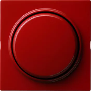 Выключатель самовозвратный одноклавишный проходной Gira S-Color, на клеммах, красный