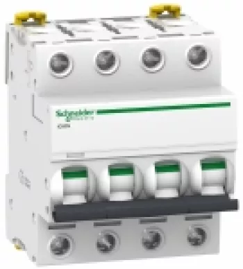 Автоматический выключатель Schneider Electric Acti9 iC60N, 4 полюса, 50A, тип C, 6kA