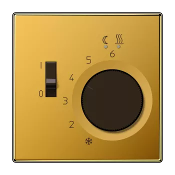 Терморегулятор для тёплого пола Jung LS, золото (96-я проба)