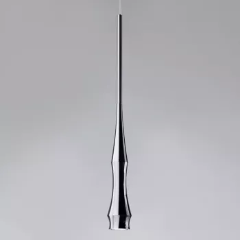 Bover светильник подвесной Slend 01, 1x6W LED GU10 D7.5см H65/200см, черный глянец