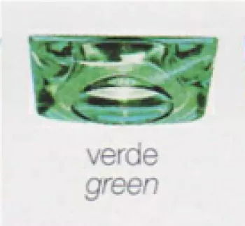 AVMazzega Светильник встраиваемый потолочный FR6014, зеленое стекло 1х50W GY6,35 галог, 1x50W GX5,3